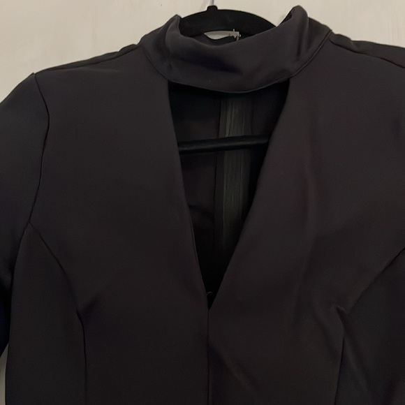 Black Longsleeve Mini Dress - Picture 4 of 4